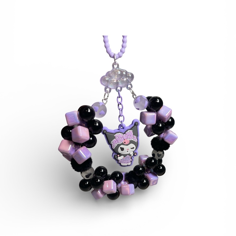 Kuromi Rearview Mirror Hanger - Picture 1 of 3